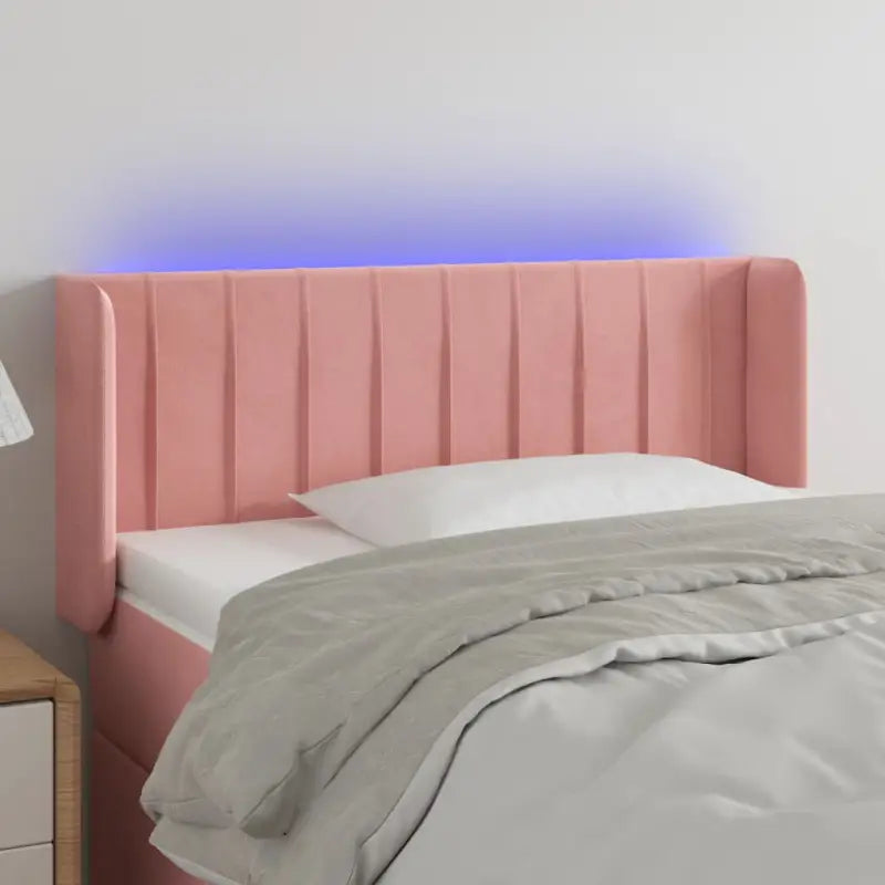 Leslicht hoofdeinde en voetbord voor een moderne slaapkamer - Roze / 103 x 16 x 78/88 cm / 1 - Hoofdborden en voetborden