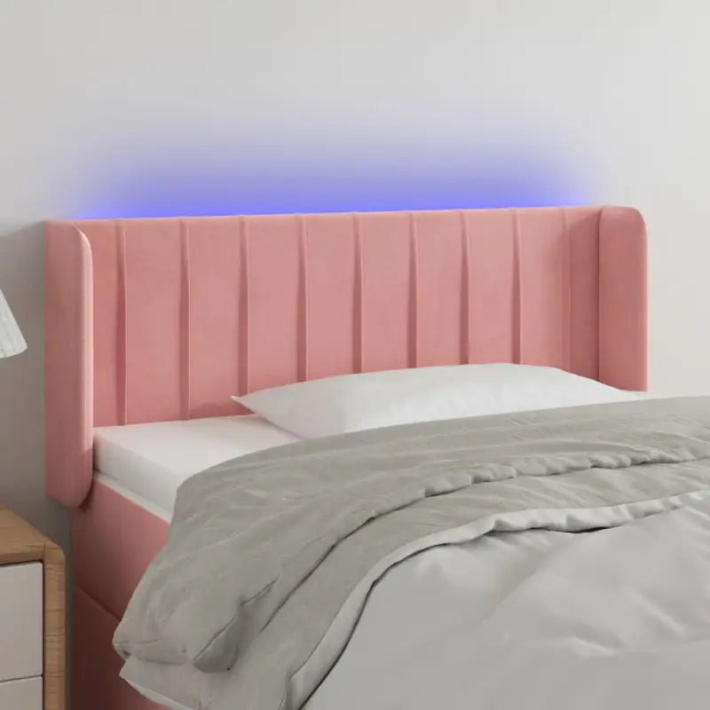 Leslicht hoofdeinde en voetbord voor een moderne slaapkamer - Roze / 83 x 16 x 78/88 cm / 1 - Hoofdborden en voetborden