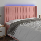 Leslicht hoofdeinde en voetbord voor een moderne slaapkamer - Roze / 163 x 16 x 118/128 cm / 1 - Hoofdborden