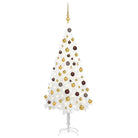 Levensachtige Kunstkerstboom met Realistische Naaldvormen - Goud / 120 x 75 cm / 1 - Kerstbomen