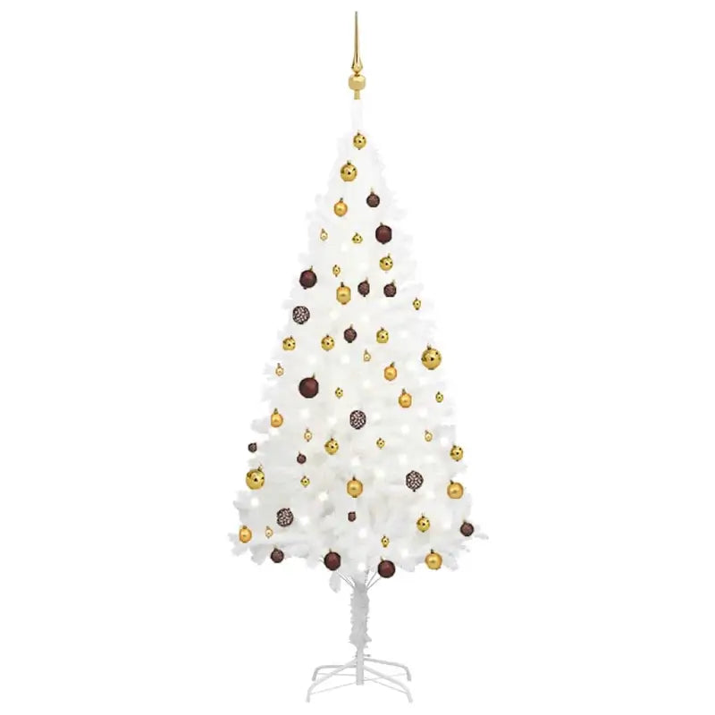 Levensachtige Kunstkerstboom met Realistische Naaldvormen - Goud / 180 x 90 cm / 1 - Kerstbomen