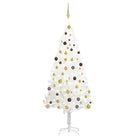 Levensachtige Kunstkerstboom met Realistische Naaldvormen - Goud / 210 x 105 cm / 1 - Kerstbomen
