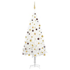 Levensachtige Kunstkerstboom met Realistische Naaldvormen - Goud / 240 x 100 cm / 1 - Kerstbomen