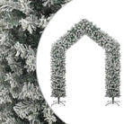 Levensechte Kerstboog voor een Gezellige Feestelijke Sfeer - Wit en groen / 270 x 215 cm / 1 - Kerstbomen