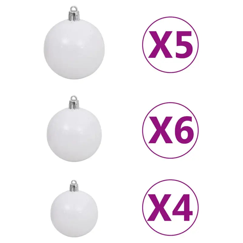Levensechte Kerstboom met Aanpasbare Takken en Witte Uiteinden - Kerstbomen