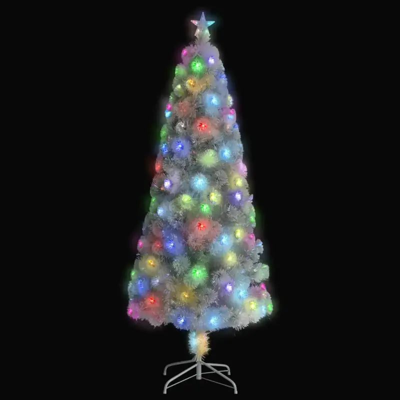 Levensechte Kunstkerstboom met LED en glasvezelverlichting - Kerstbomen
