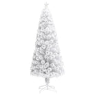 Levensechte Kunstkerstboom met LED en glasvezelverlichting - Kerstbomen