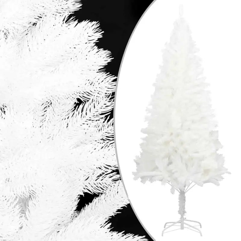 Levensechte naalden Kunstkerstboom voor binnen en beschut buitengebruik - Wit / 180 cm / 1 - Kerstbomen