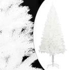 Levensechte naalden Kunstkerstboom voor binnen en beschut buitengebruik - Wit / 120 cm / 1 - Kerstbomen
