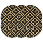Levering bevat handgeweven jute placemats voor een unieke keukenlook - Olijfgroen / 6 / Jute - Placemats