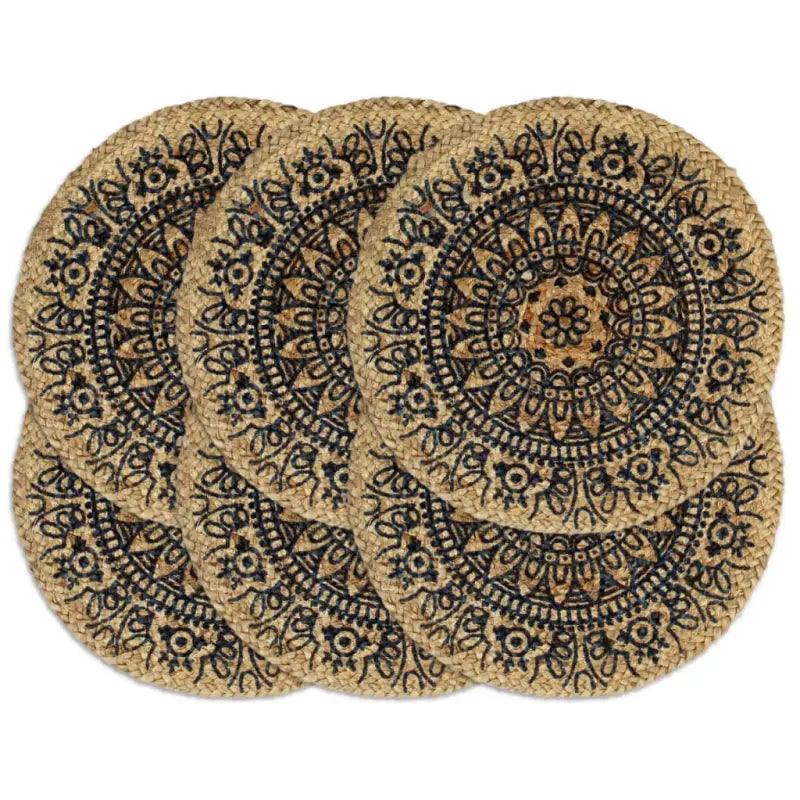 Levering bevat handgeweven jute placemats voor een unieke keukenlook - Placemats