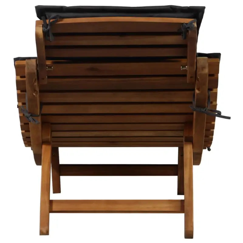 Lichte Ligstoelen van massief acaciahout voor binnen en buiten - Ligstoelen