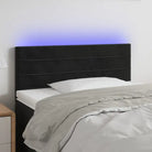 Lichtgevend hoofdbord en voetbord voor een moderne slaapkamer - Zwart / 80 x 5 x 78/88 cm / 1 - Hoofdborden