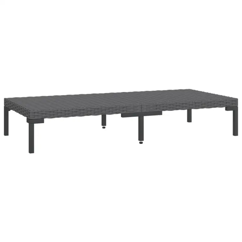 Lichtgewicht loungeset met halfrond PE-rattan en comfortabele afmetingen - Tuinsets