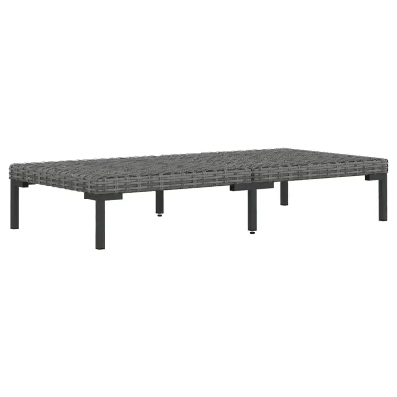Lichtgewicht loungeset met halfrond PE-rattan en comfortabele afmetingen - Tuinsets