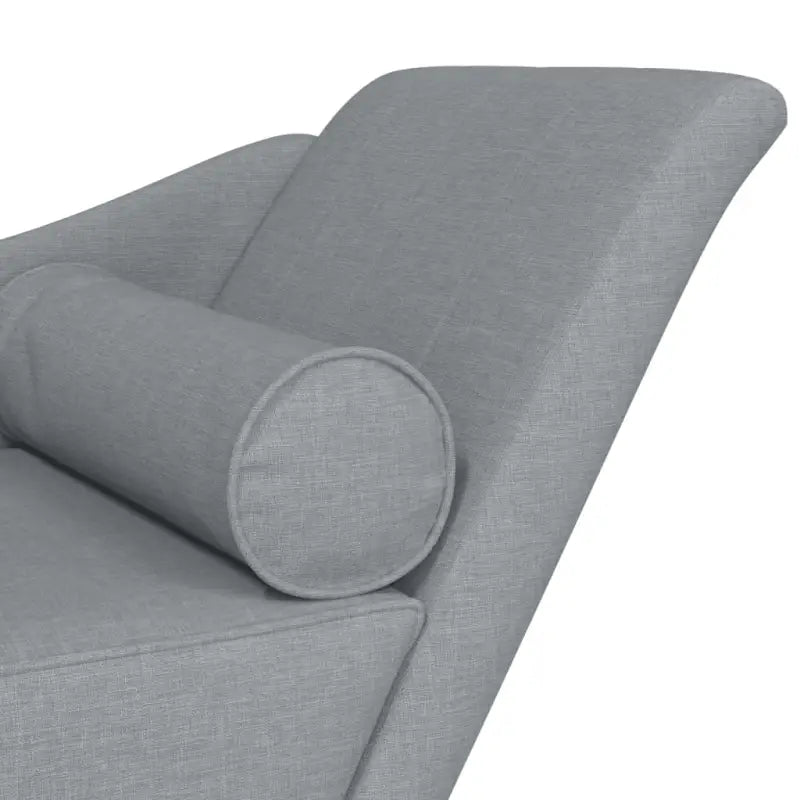Lichtgrijs materiaal chaise longue voor ultiem comfort in de tuin - Chaises longues