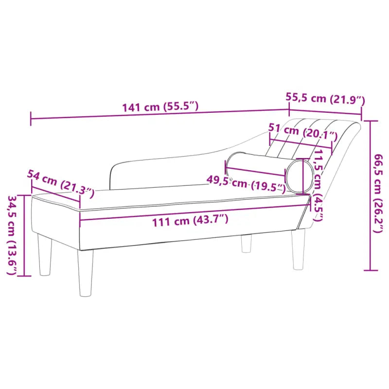 Lichtgrijs materiaal chaise longue voor ultiem comfort in de tuin - Chaises longues