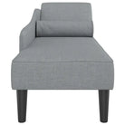 Lichtgrijs materiaal chaise longue voor ultiem comfort in de tuin - Chaises longues