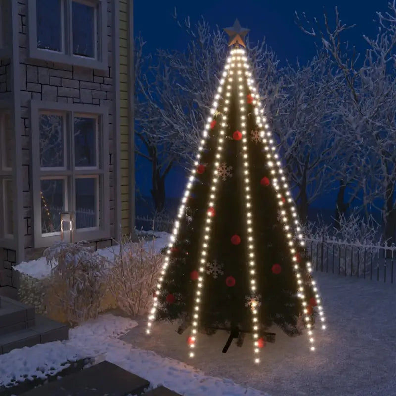 Lichtslangen voor zowel binnen als kerstboom versiering met energiezuinige LED’s - Koudwit / 400 cm / 1 - Lichtslangen