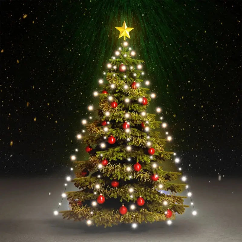 Lichtslangen voor zowel binnen als kerstboom versiering met energiezuinige LED’s - Koudwit / 150 cm / 1 - Lichtslangen
