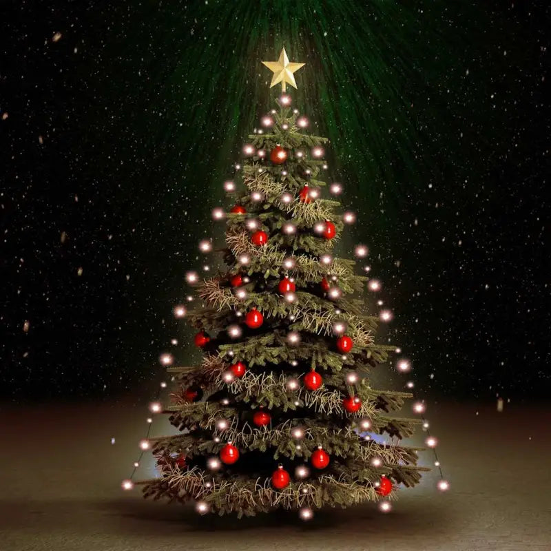 Lichtslangen voor zowel binnen als kerstboom versiering met energiezuinige LED’s - Warmwit / 210 cm / 1 - Lichtslangen