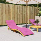Ligbedkussen met oxford stof voor een frisse uitstraling en oorspronkelijke vorm - Roze / 200 x 70 x 4 cm / 1