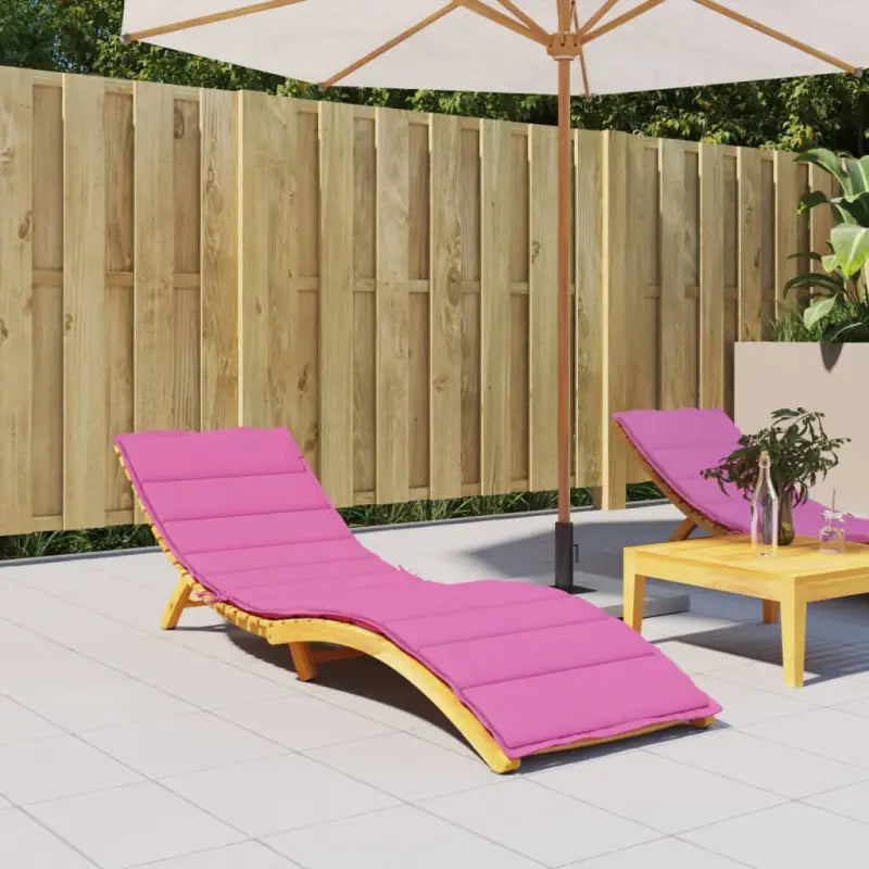 Ligbedkussen met oxford stof voor een frisse uitstraling en oorspronkelijke vorm - Roze / 200 x 70 x 4 cm / 1