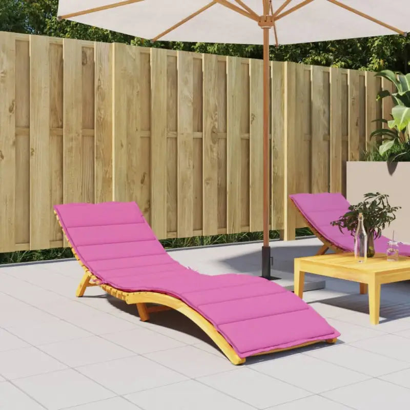 Ligbedkussen met oxford stof voor een frisse uitstraling en oorspronkelijke vorm - Roze / 200 x 50 x 4 cm / 1