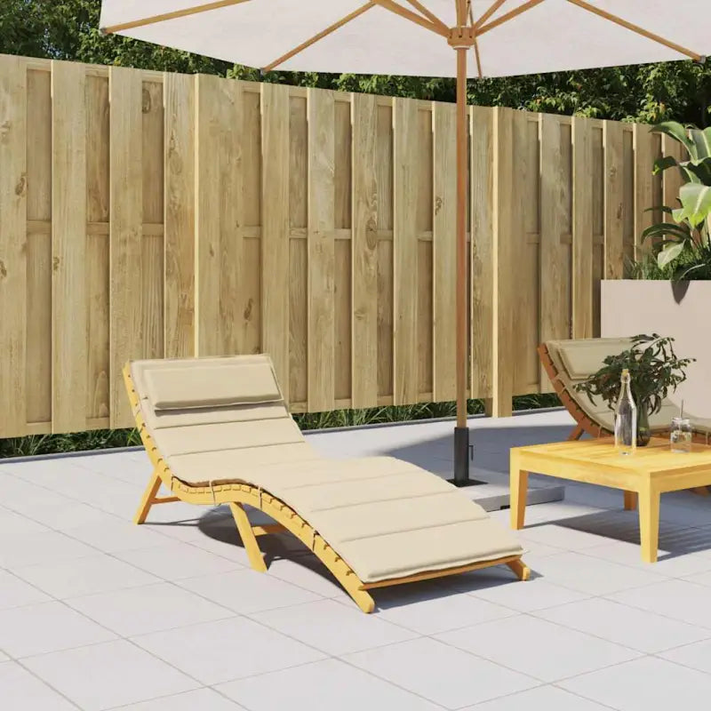 Ligbedkussen van oxford stof voor een frisse uitstraling en behoud van oorspronkelijke vorm - Beige / 1 - Stoelkussens