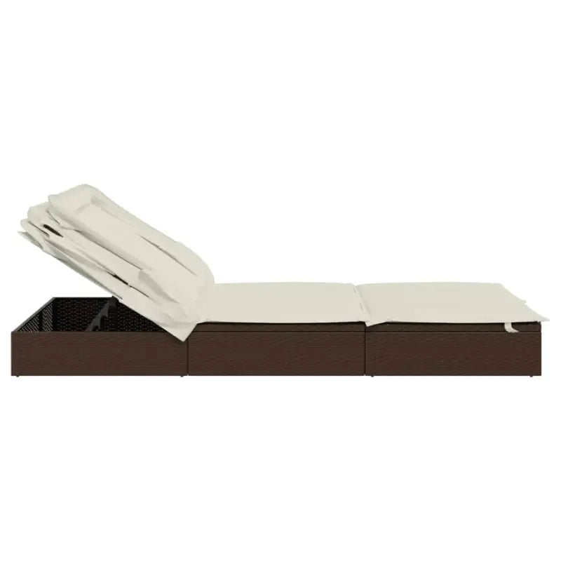 Ligs107leden met inklapbaar dak en beide zijden voor ontspanning - Ligstoelen