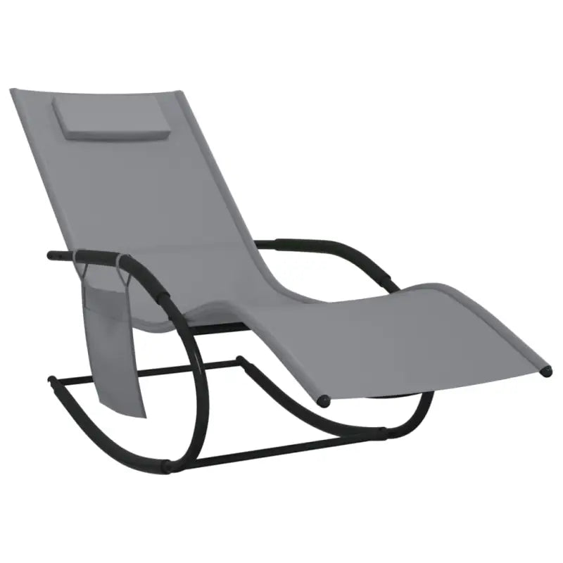Ligstoel met afneembaar zijvak en gepoedercoat staal voor ultiem comfort - Ligstoelen