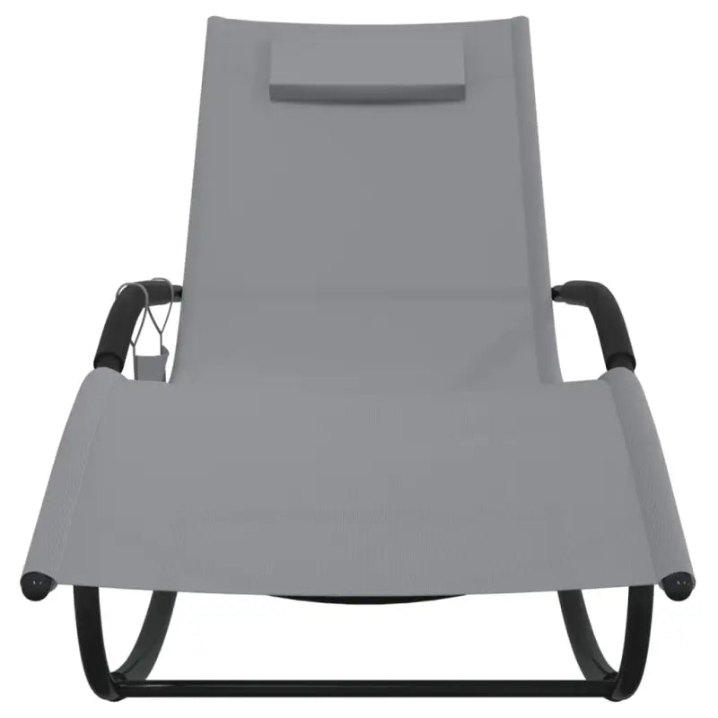 Ligstoel met afneembaar zijvak en gepoedercoat staal voor ultiem comfort - Ligstoelen
