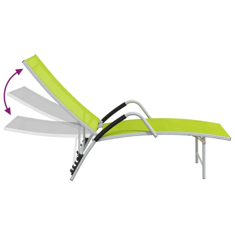 Ligstoel met aluminium frame voor buitenruimte - Ligstoelen