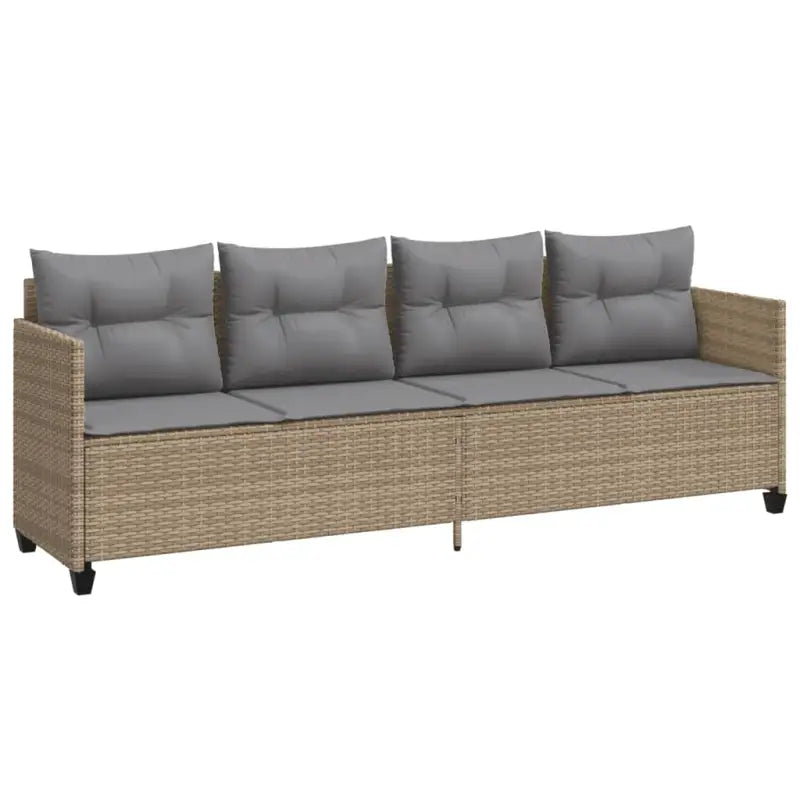 Ligstoel met comfortabele zitervaring en wasbare hoes in duurzaam PE-rattan - Ligstoelen