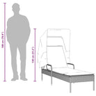 Ligstoel met poly rattan en uitschuifbare luifel voor ultiem comfort - Ligstoelen
