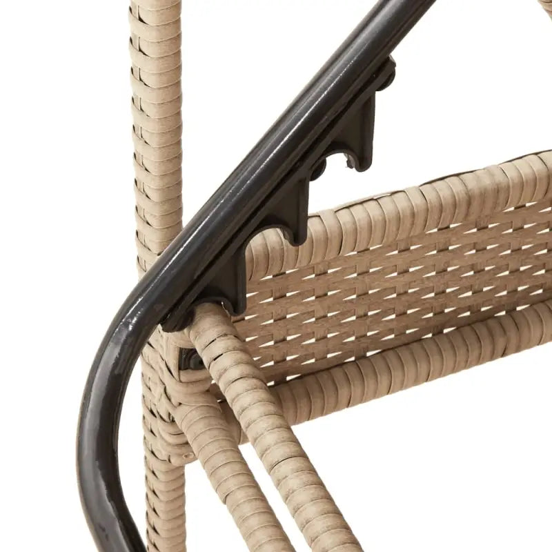 Ligstoel met poly rattan voor een comfortabele zitervaring en wasbare hoes - Ligstoelen