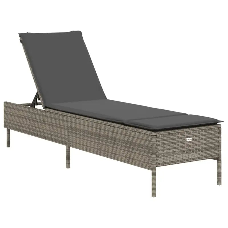 Ligstoel met poly rattan voor een comfortabele zitervaring en wasbare hoes - Ligstoelen