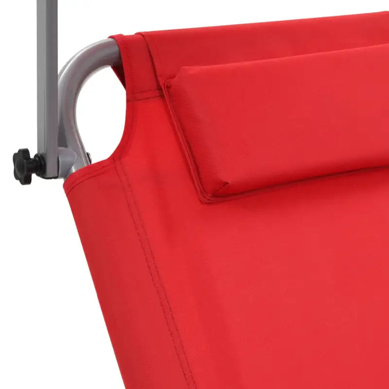Ligstoel met verstelbare luifel van gepoedercoat staal voor ultiem comfort - Ligstoelen