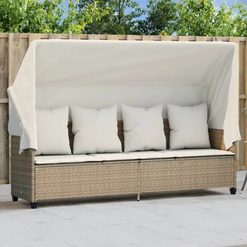 Ligstoel met verstelbare posities en uitschuifbare luifel voor comfort - Ligstoelen