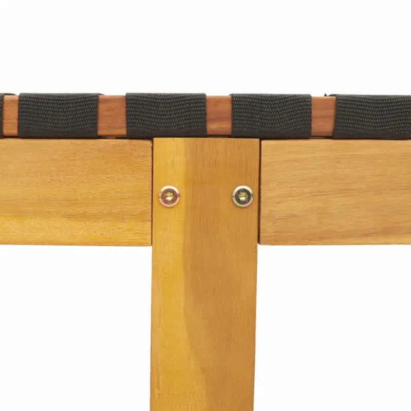 Ligstoel met verstelbare rugleuning van massief acaciahout voor ontspannen zonnen - Ligstoelen