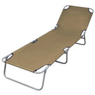 Ligstoel met verstelbare rugleuning voor comfort en duurzaamheid - Taupe / 1 - Ligstoelen