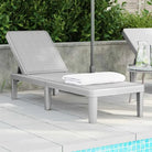 Ligstoel met verstelbare rugleuning voor ultiem comfort in de zon - Grijs / 1 / Zonder armleuning - Ligstoelen