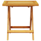 Ligstoel van massief acaciahout met uittrekbare tafel en natuurlijke olieafwerking - Ligstoelen