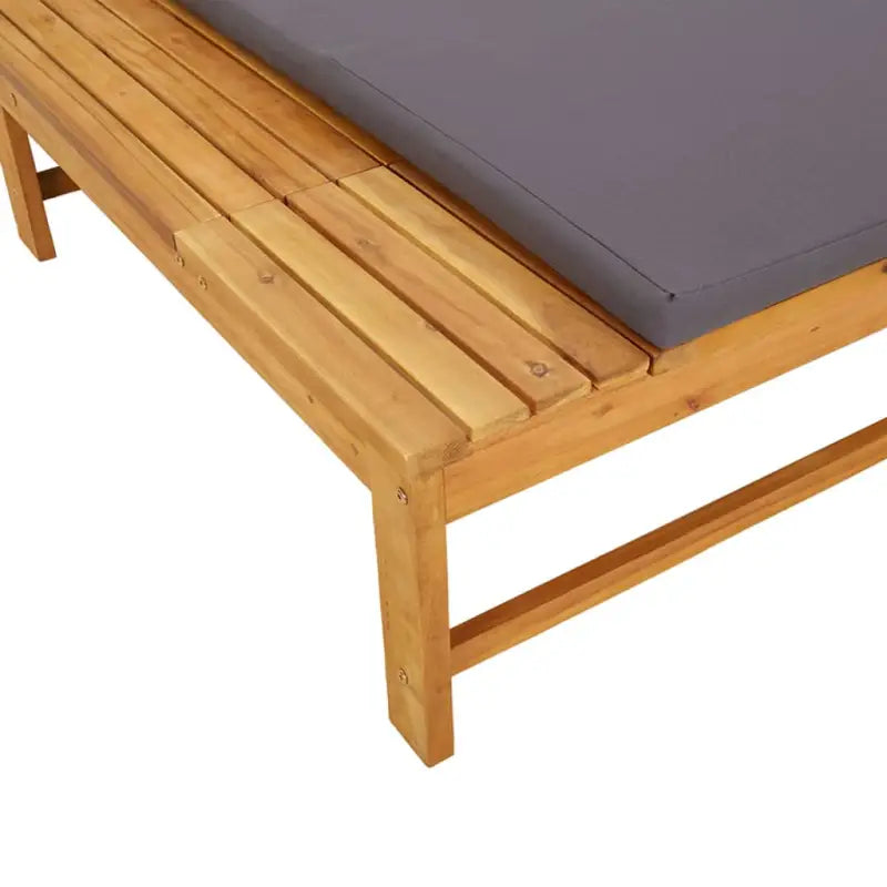 Ligstoel van massief acaciahout met verstelbare rugleuning - Ligstoelen