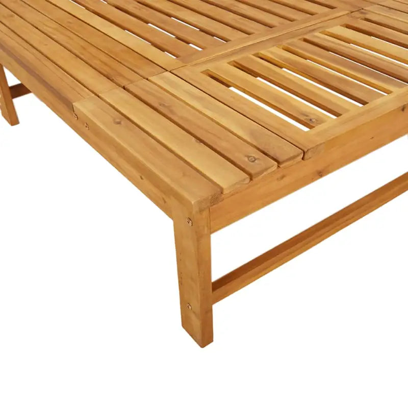 Ligstoel van massief acaciahout met verstelbare rugleuning - Ligstoelen