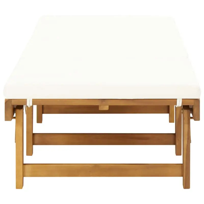 Ligstoel van massief acaciahout voor ultieme ontspanning - Ligstoelen