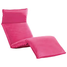 Ligstoel van Oxford stof met verstelbare standen voor ontspanning - Roze / 1 - Ligstoelen
