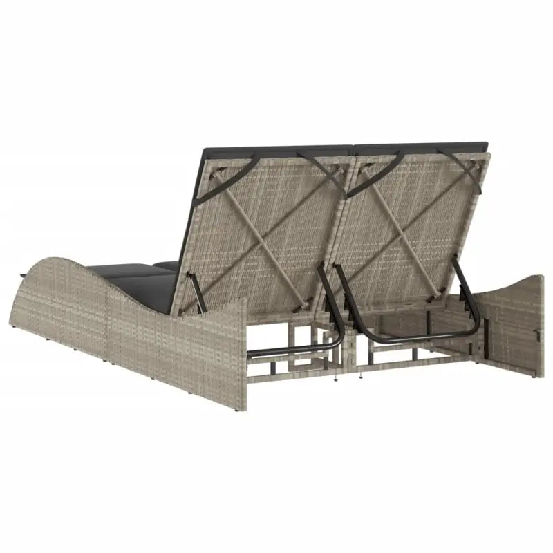 Ligstoel van poly rattan voor een comfortabele zitervaring met wasbare hoes - Ligstoelen