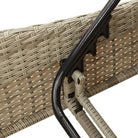 Ligstoel van poly rattan voor een comfortabele zitervaring met wasbare hoes - Ligstoelen