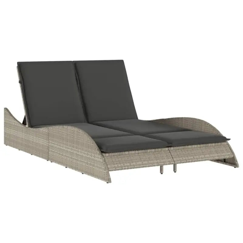 Ligstoel van poly rattan voor een comfortabele zitervaring met wasbare hoes - Ligstoelen